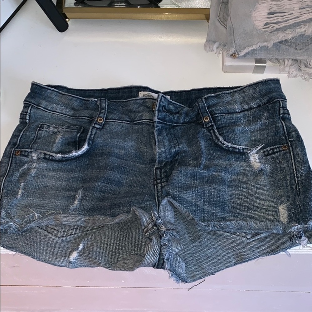 Zara denim shorts